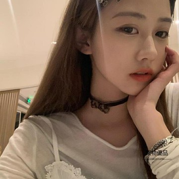性感蝴蝶結項錬女小眾設計感春季高檔鎖骨錬頸錬【聚物優品】