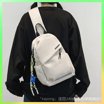 🔥臺灣出貨 斜挎包男款單肩小背包男士胸包女騎行運動爬山男生休閒輕便登山包 限時特賣X315-8-C