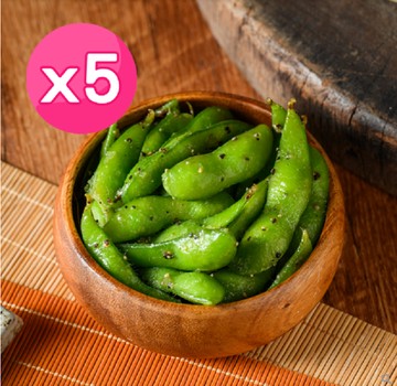 【炳春海味】台灣涮嘴毛豆 5、10包組｜蒜味/香菜/芥末/素沙茶 口味任選