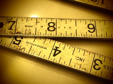 美國製早期工程用捲尺鋁製