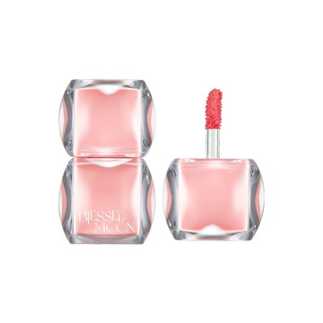 BLESSED MOON 面紗水光唇釉 02暖霧鮭粉