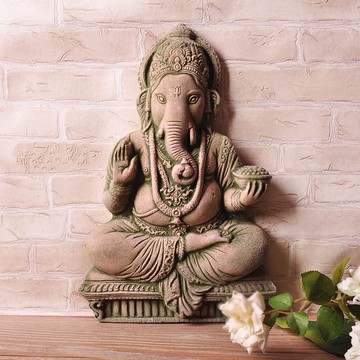 泰國進口象鼻神工藝品泰國餐廳會所裝飾品魚缸庭院造景砂巖石擺件