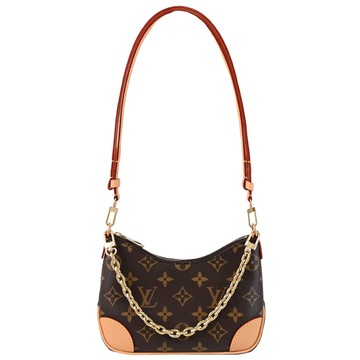 Louis Vuitton LV M25519 Nano Boulogne 經典花紋迷你牛角包/肩背包