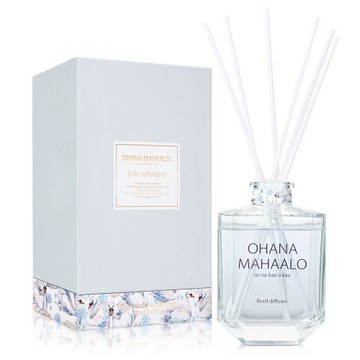 【短效品】OHANA MAHAALO 鈴蘭天鵝浪漫滿屋擴香瓶(擴香瓶100ml+擴香棒)