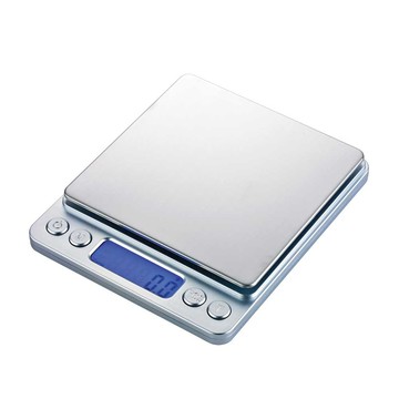其他 I-2000 電子磅秤 3000g/0.1g-銀色款(HK0516S)