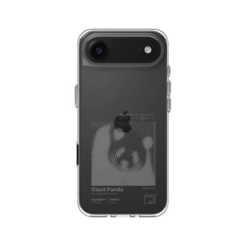 iPhone Air Clear Case（相機按鈕） 透明 - RHINOSHIELD X Taipei Zoo - 大貓熊：動物圖鑑