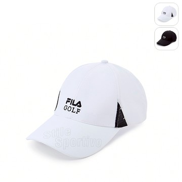 【FILA】經典LOGO帽/棒球帽-白色 HTZ-1011-WT