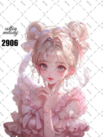 original sticker no.2906 人物貼紙 原創貼紙 原創人物貼紙 裝飾貼紙 cotton melody