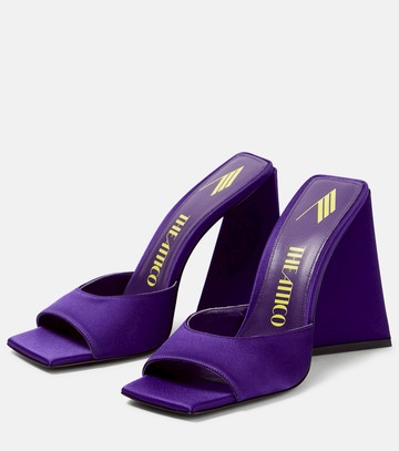 The Attico Devon satin mules