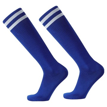CS Soul 兒童青少年足球襪 藍底白條紋款  S 16-26cm  1雙
