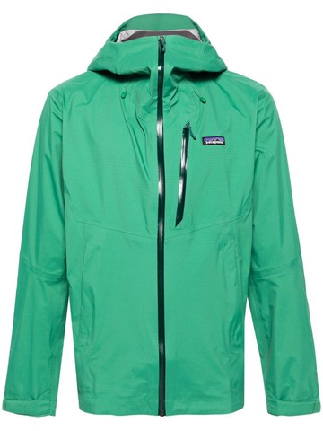 Patagonia - Granite Crest Rain hooded jacket - men - Recycled Polyamide - M - Green