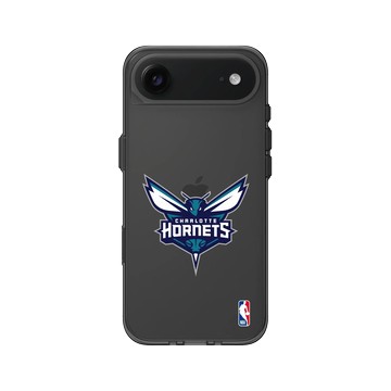 iPhone Air Clear (相機按鈕) 酷墨灰 - NBA - Logo-夏洛特黃蜂 Charlotte Hornets