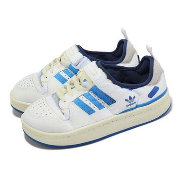 adidas 麵包鞋 Puffylette 男鞋 女鞋 白 藍 涼拖鞋 三葉草 經典 休閒鞋 愛迪達 HP6698