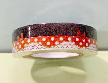 【震撼精品百貨】Micky Mouse 米奇/米妮  膠帶-米妮黑32342 震撼日式精品百貨