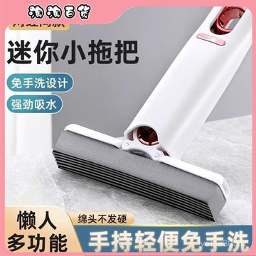 🔥臺灣出貨快🔥迷你小拖把代替抹布吸水性強家庭可懸掛免手洗便攜式新款戶外棉頭