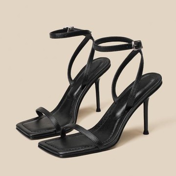 【法國】Christiany丨颯美女神丨細跟7cm丨一字帶涼嚡丨高跟露趾