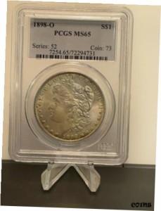 アンティークコイン コイン 金貨 銀貨 モーガンシルバードル-PCGS MS 65-WOW LUSTER show original title 1898-O