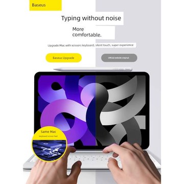 倍思適用ipad妙控鍵盤pro11英寸保護套殼2022ipadAir5蘋果平板電腦4磁吸懸浮10藍牙鍵盤秒觸控一體式10.9磁鐵