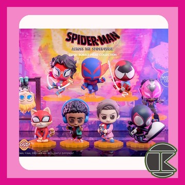 【愛蛋客】12月預購 盲盒 盒玩 Hot Toys Cosbi 蜘蛛人飛躍蜘蛛宇宙系列2代 玩具 一中盒12入