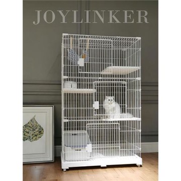 挪威森林歐版貓籠別墅貓籠子超大自由空間家用雙層三層室內貓咪籠