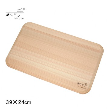 【KITOTE】日本製超輕量檜木砧板39×24cm(日本奈良產檜木/可進洗碗機)