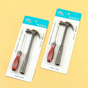 【現貨】五金 工具 螺絲起子+鐵鎚組 槌子 鎚子 錘子 一字起子 十字起子 一字 十字 手工具 興雲網購 批發