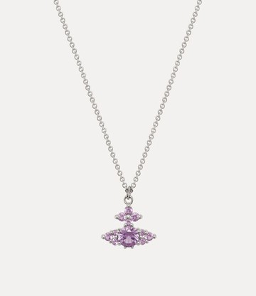 Vivienne Westwood Feodorita Pendant Necklace Platinum-lavender-cz Platinum-lavender-cz Women