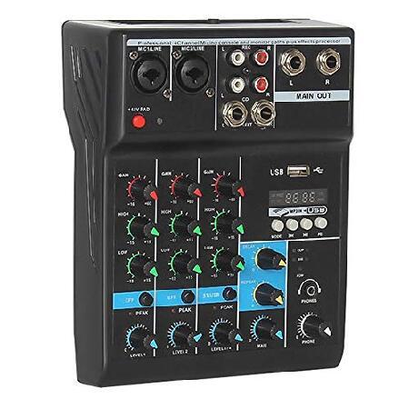 Professional Audio Mixer, ALPOWL Sound Board Console System, Interface Channel Digital USB Bluetooth MP3 Computer Input 48V Phantom Power Stereo DJ