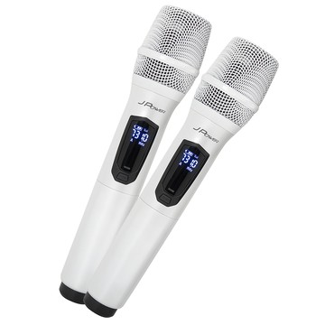 JPOWER 震天雷UHF-888無線麥克風 - 雙機型 (珍珠白)