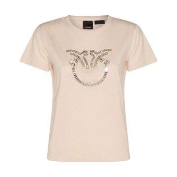 Pinko - White Cotton Bright Light Point T-shirt