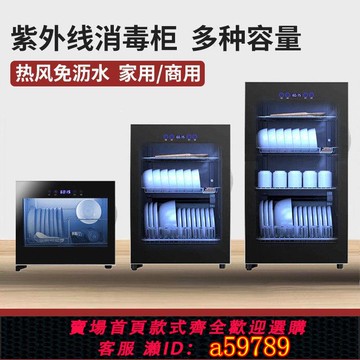 【台灣公司 可打統編】跨境外賣110v伏臺灣消毒柜家用臺式消毒碗柜廚房餐具紫外線烘干