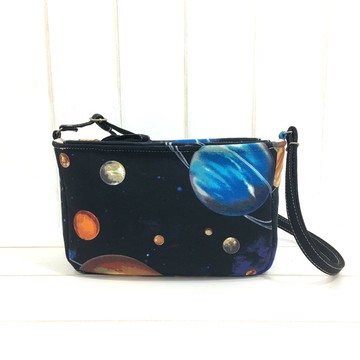 | •R• | 口片拉鍊可調節兩用斜背包/斜背袋 | 宇宙