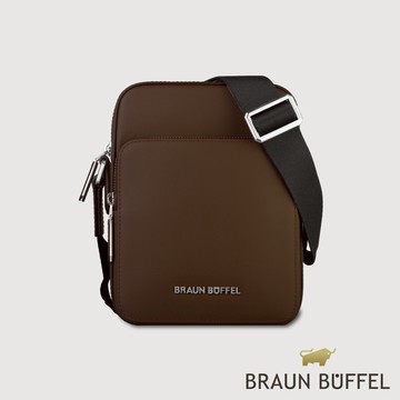 【BRAUN BUFFEL】摩森 直式斜背包-培土棕(德國小金牛台灣總代理)/BF562-16-POS