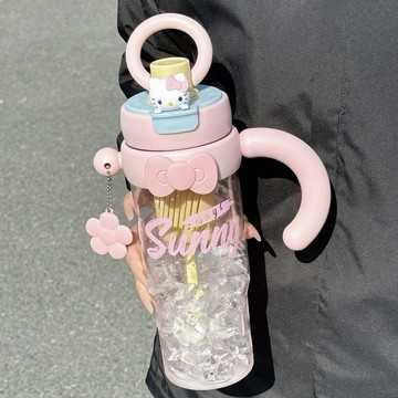 臺灣/✨巨無霸水杯女生新款高顏值大容量吸管塑料杯子夏季冰霸杯耐熱杯子