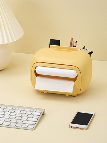 抽紙盒家用客廳創意車載可愛簡約輕奢多功能遙控器桌面收納紙巾盒