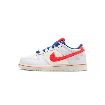 Nike Dunk Low "Year Of The Rabbit" PS 兔年 中童鞋 白藍紅 FD4624-161 [台灣現貨]