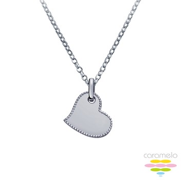 彩糖鑽工坊 愛心項鍊 925純銀項鍊 Fragille 系列