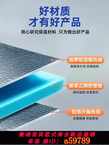 【台灣公司 可打統編】陽光房遮陽玻璃頂隔熱板屋頂樓頂外墻保溫防曬耐高溫擠塑板泡沫板