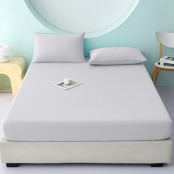 Ishur 伊舒爾 冰感S級冰科技親膚柔滑 85%尼龍 15%彈性纖維  雙人(床包152 x 188cm 枕套48 x 75cm 涼被150 x 200cm)  格雷灰  被子 + 床墊套 + 枕套組