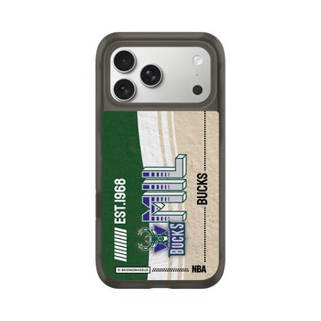 iPhone 17 Pro Max AirX 本質黑 - NBA - 復古球員卡-密爾瓦基公鹿 Milwaukee Bucks - Vintage Card