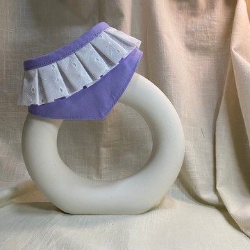 發裁手作。Facai Handmade 寵物領巾 毛孩瑪格領_紫苑之約