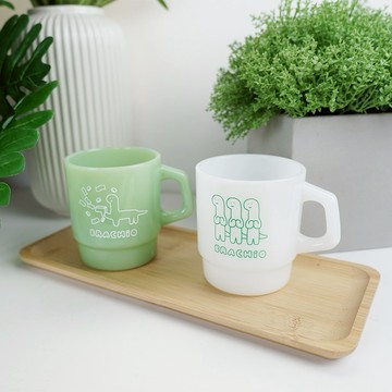 【JOGUMAN】JOGUMAN-玻璃馬克杯(拍手款/PARTY款)