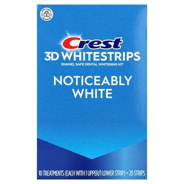 Crest, 3D Whitestrips，琺瑯質安心亮齒套裝，炫白款，20 條