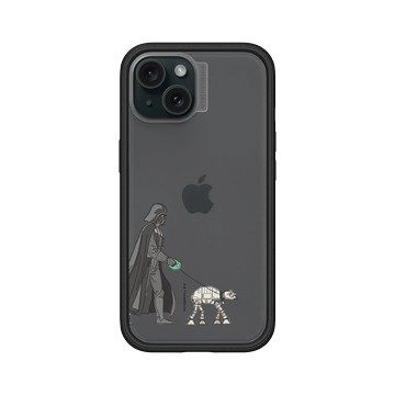iPhone 15 Mod NX 黑 - 迪士尼-星際大戰 Star Wars - 黑武士-散步-幽默系列