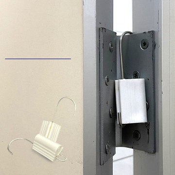 門窗縫掛勾防夾固定器(2入/組)/門檔/阻門器/窗戶/門縫止關器/門阻