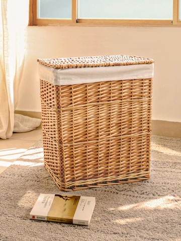 收納筐臟衣籃藤編臟衣服收納筐臟衣簍玩具收納筐火鍋店用柳編籃子【林之舍】