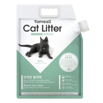 Tamsaa 貓砂 細砂型  8kg  1袋  爽身粉香