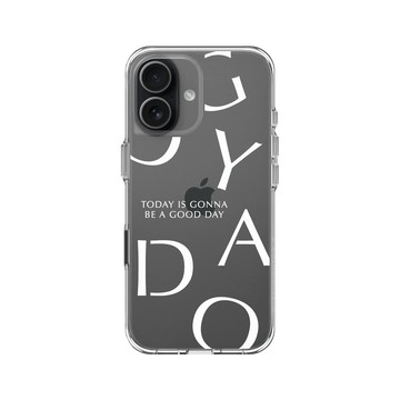iPhone 17 Clear Case（相機按鈕） 透明 - 好日曆 GOODAY (星期安有限公司) - 大好日子(白字款)