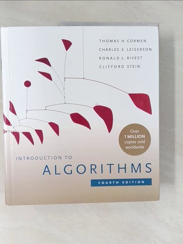 【書寶二手書T1／電腦_Y56】Introduction to Algorithms, Fourth Edition_Cormen, Thomas H.,Leiserson, Charles E.,Rivest, Ronald L.