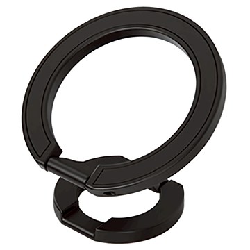 iamdue Magsafe手機磁吸握把支架 360度旋轉 單手操作 穩固支撐  黑色  1個